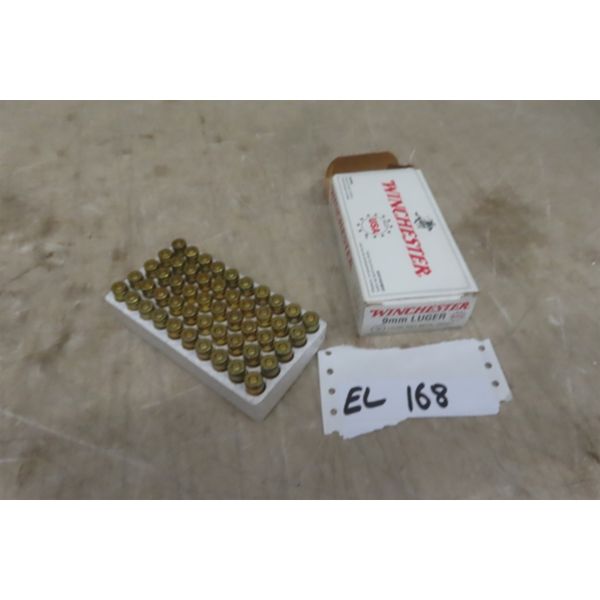 Winchester 9mm Luger Ammo- 50 Rounds- MUST PROVIDE PROOF OF PAL PRIOR TO PURCHASE- WE DO NOT SHIP AM