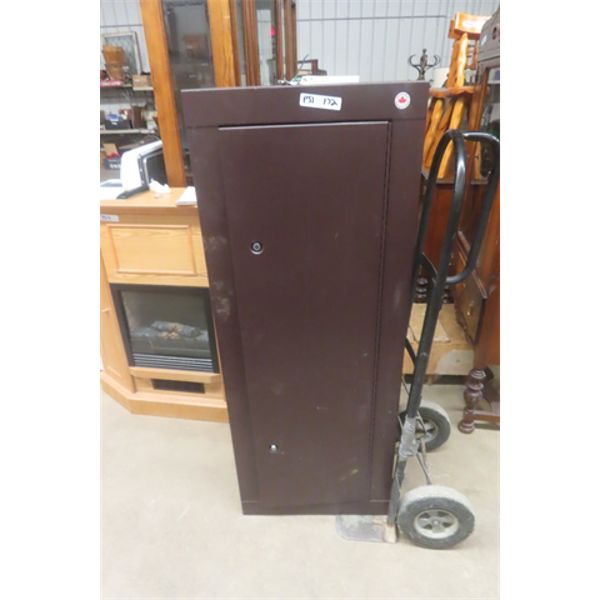 Metal Gun Cabinet with Key 10"×21"×55"