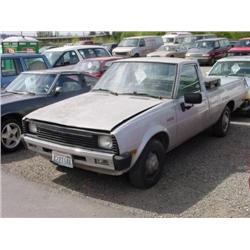 86 MITSUBISHI MIGHTY MAX 4SPD P/U EXMT.                               