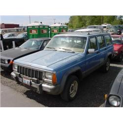 90 JEEP GRD CHEROKEE 4X4 4DR EXMT.                                    