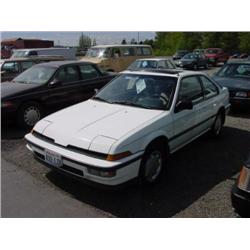 89 ACURA INTEGRA 5SPD 2DR EXMT.                                       