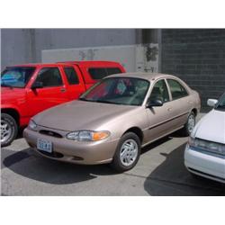 *98 FORD ESCORT 5SPD 4DR 069,755 ACTUAL                               