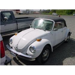 78 VOLKSWAGON BEETLE CONVERT 2DR EXMT.                                