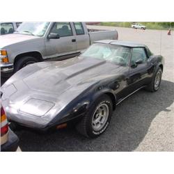 79 CHEVROLET CORVETTE 2DR EXMT.                                       