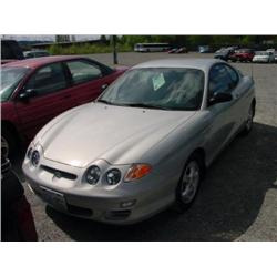 *2000 HYUNDAI TIBURON 5SPD 2DR 042,067 ACTUAL                         