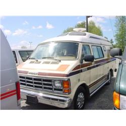86 DODGE EXPLORER MOTORHOME EXMT.                                     
