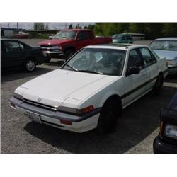 87 HONDA ACCORD LX 5SPD 2DR EXMT.                                     