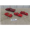 Image 1 : Lot of 4 Die Cast Cars: Larger - Grand Prix + 3 Smaller- Porche + (2) Ferrari