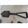 Image 3 : Assorted Folding Shovels, Parts + Pieces & 2 Folding Knives