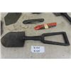 Image 4 : Assorted Folding Shovels, Parts + Pieces & 2 Folding Knives