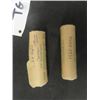 Image 2 : 1 Roll of 1968 10 cent Canada Coins & 1 Roll of 1969 10 cent Coins - Gems