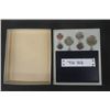 Image 1 : 1981 Canada Uncirculated Coin Set 6 Coins - In Gift Box 