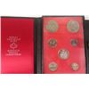 Image 2 : 1971 + 1972 Royal Canadian Mint Uncirculated Coin Sets - Velvet Box - Leather Case