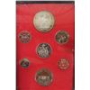 Image 3 : 1973 + 1974 Royal Canada Mint Uncirculated Coin Set - Double Struck, with Silver Dollar Leather Disp