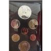 Image 6 : 1975 + 1976 Royal Canada Mint Uncirculated Coin Set - Double Struck, with Silver Dollar Leather Disp