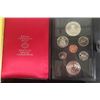 Image 2 : 1977+1978  Royal Canada Mint Uncirculated Coin Set - Double Struck, with Silver Dollar Leather Disp