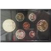 Image 4 : 1977+1978  Royal Canada Mint Uncirculated Coin Set - Double Struck, with Silver Dollar Leather Disp