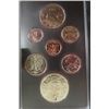 Image 5 : 1977+1978  Royal Canada Mint Uncirculated Coin Set - Double Struck, with Silver Dollar Leather Disp