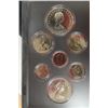 Image 7 : 1977+1978  Royal Canada Mint Uncirculated Coin Set - Double Struck, with Silver Dollar Leather Disp