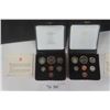 Image 1 : 1975+1976  Royal Canadian Mint Uncirculated Coin Set - Each with Obverse Penny 