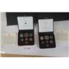 Image 1 : 1973+1974  Royal Canadian Mint Uncirculated Coin Set - Each with Obverse Penny 