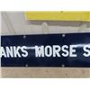 Image 3 : Fairbanks Morse Vintage Porcelain Sign 9" x 50"