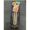 Image 1 : Marvels Vintage Metal Thermometer - No Bulb  3 3/4" " x 12" 
