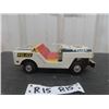 Image 4 : Yone Made in Japan Tin Friction Police Patrol Jeep with Box 3" x 4" x 9" 
