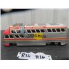 Image 1 : H & S Made in Japan Tin Friction Trailways Bus 3.5" x 3 3/4" x 11.5" 