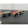 Image 5 : ALPS Santa Fe Mechanical Wind Up Tin Train Set Made in Japan with Tracks 2" x 4 1/4" x 10.5" 