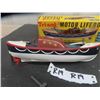 Image 2 : Tri - Ang Plastic Windup Motor Life Boat with Box 3" x 3.5" x 10" 