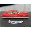 Image 3 : '40s Marx Tin Friction Chief Fire Department 3.5" x 4" x 11" 