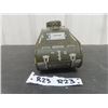 Image 4 : Marx Tin Wind Up Army Tank with Shooter 4" x 5.5" x 10" 
