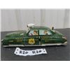 Image 3 : 1949 Marx Windup Tin Dick Tracy Police Squad Car 4" x 4" x 11" 