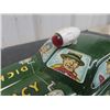 Image 5 : 1949 Marx Windup Tin Dick Tracy Police Squad Car 4" x 4" x 11" 