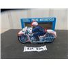 Image 1 : Made in Japan Tin Friction Police Motorcycle with Box 1.5" x 5" x 9" 