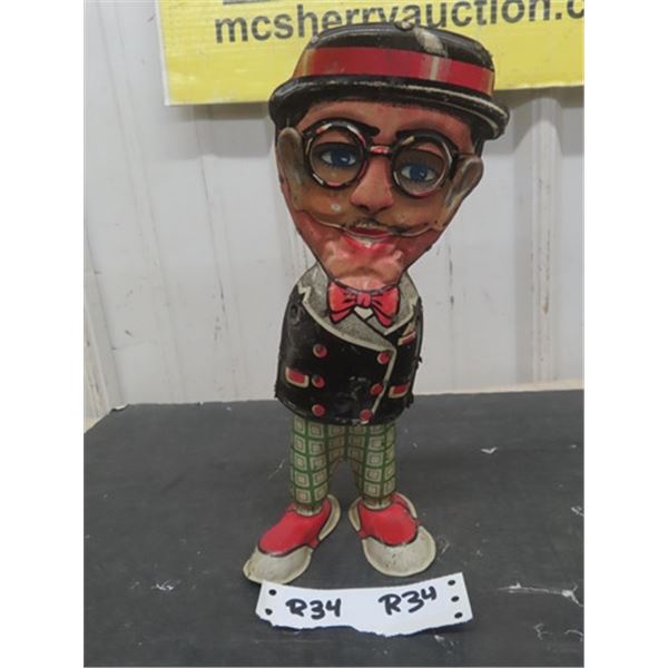 Marx Tin Windup Marx Brother Groucho Marx - Working 10.5" Tall 