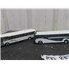Image 5 : 2 Corgi Greyhound Buses - Both 2" x 2.5" x 8" 