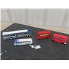 Image 1 : 4 Buses ; (2) Greyhound, (2) Double Decker - Biggest Corgi 9.5" Long 