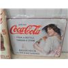 Image 4 : 3 Modern Metal Coca-Cola Signs - 12" X 17" 