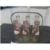Image 3 : Metal Pepsi 6 Pack Carrier with Embossed Lettering & (6) 10 oz Bottles