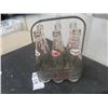Image 5 : Metal Pepsi 6 Pack Carrier with Embossed Lettering & (6) 10 oz Bottles