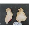 Image 4 : 2 Chalkware Wall Ornaments - Both 4" x 7" 