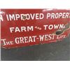 Image 3 : Great West Life Insurance Porcelain Sign - Rough Condition 12" x 18" 
