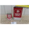 Image 1 : White Rose 1 Gal Summer Grade Oil Tin, White Rose 1 L Cardboard Can - Full of Contents
