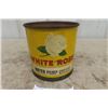 Image 1 : White Rose 5 Gal Water Pump Grease Tin with Lid - Feels as Though It Has Contents within