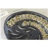 Image 4 : Parlin + Orendorff Cast Iron Implement Seat - Die Cut Letters , Painted