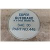 Image 2 : Valvoline Super Outboard Motor Oil in Cardboard Container 1 US Quart - Full of Contents