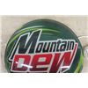 Image 2 : Mountain Dew Round Plastic Convex Face Light Up Sign 15" Wide - Does Not Light Up, Probably Bulb?