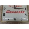 Image 4 : Wawanesa Canadian Neon Ray Square Clock 15 1/4" x 15 1/4" 